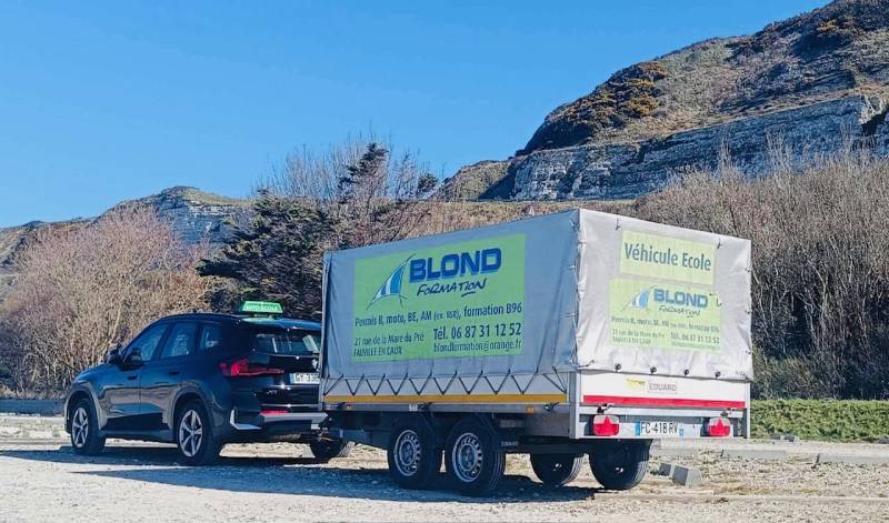 Auto-école pour l’obtention du permis de conduire remorque BE proche d’Yvetot 76