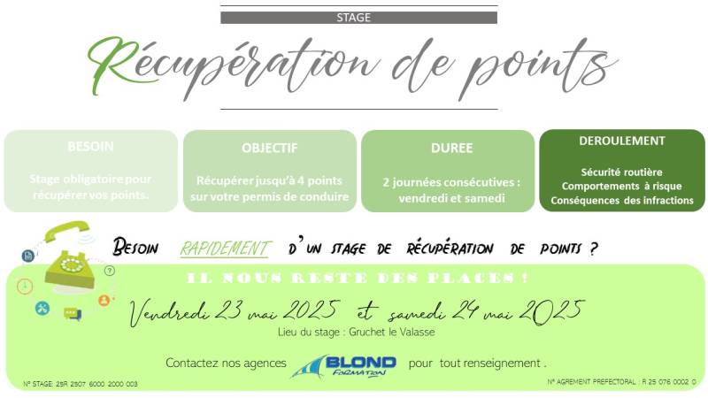 Besoin d'un stage de récupération de points RAPIDEMENT en Seine-Maritime?