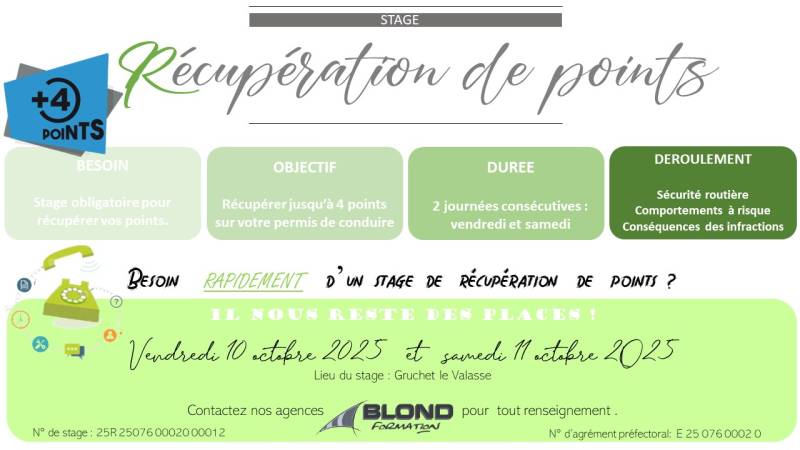 Besoin d'un stage de récupération de points rapidement en Seine-Maritime (76)?